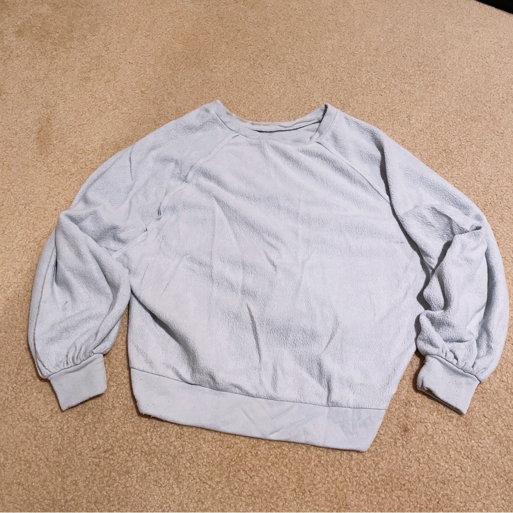 Balloon cropped sweater